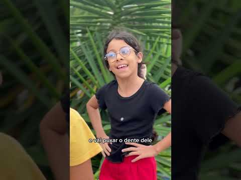 Gabriel correu pra não tirar o dente