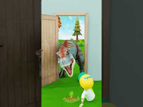 OH NOO, What is that T REX PART 2 😳😱   #comedy #shorts #funny #scaryteacher3d