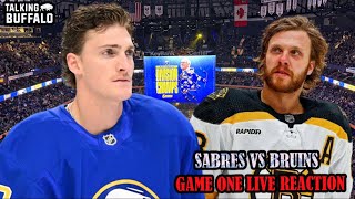 Sabres Take Game One Over Boston (LIVE Reaction)