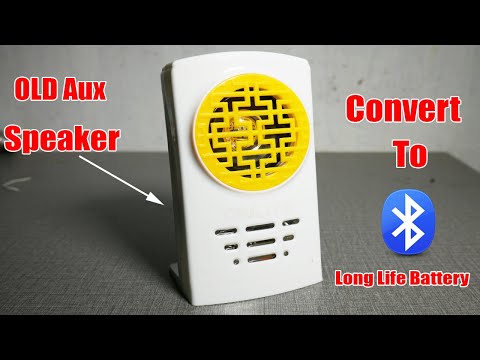 OLD Aux Speaker Convert to Powerful Bluetooth Speaker