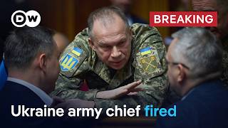 YouTube video thumbnail: Ukraine's Military Shake-up: Zelenskyy Dismisses Commander-in-Chief Syrskyi
