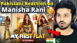 Pakistani Reaction on Manisha Rani My First Flat In Mumbai | Reaction Vlogger