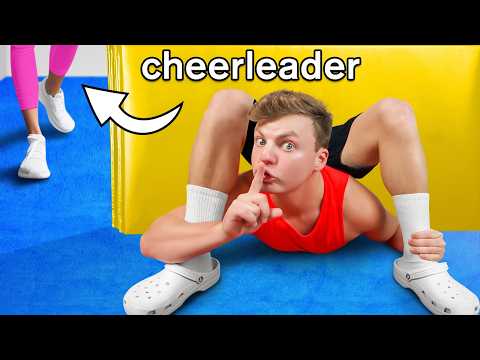 I Built a SECRET Room in a Cheer Gym!