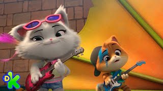¡Afina tus patitas y canta con los Buffycats! | 44 Gatos | Discovery Kids Latinoamérica
