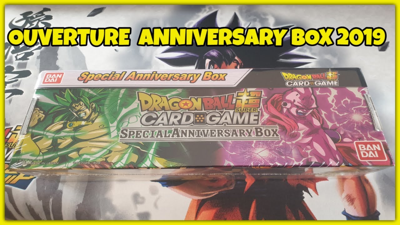 OUVERTURE ANNIVERSARY BOX FR - DRAGON BALL SUPER CARD GAME