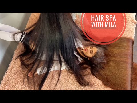 Hair SPA with Mila- preview (FULL VIDEO ON PATREON & SELLFY)