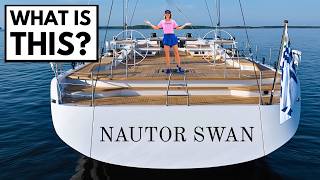 MIND BLOWN 🤯 $13,000,000 Nautor Swan 88 Performance Sailing SuperYacht Tour