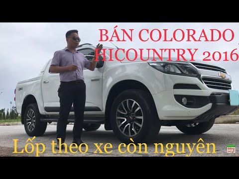 Bán Chevrolet Colorado High Country 2016, full option, máy dầu, 2 cầu, màu trắng