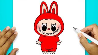 Big Into Energy Labubu Drawing | How To Make A Labubu