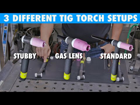 Top 3 Essential TIG Torch Setups: Stubby, Gas Lens, and Standard #productoverview #welding