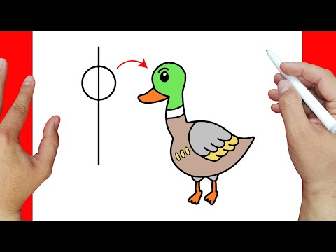 Truco para Dibujar un Pato facilmente | Dibujos fáciles