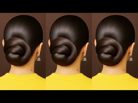 New Smooth Juda Hairstyle for Girls 💫 | Classy & Easy Bun Look Step by Step | Trending 2025