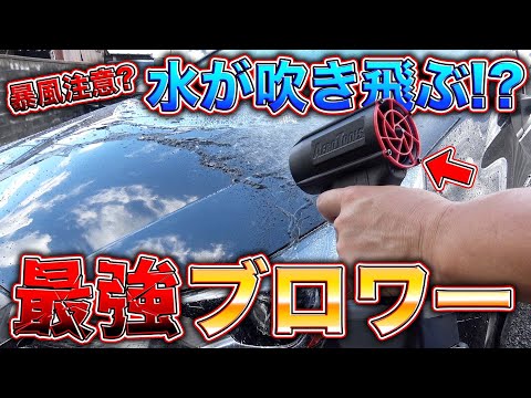 手持ちブロワーの最高峰！風が強すぎるのにこんなに軽いのってアリ！？How to make a hurricane with your hands⁉︎