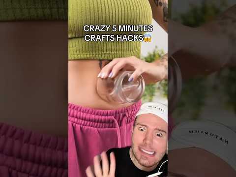CRAZY 5 MINUTE CRAFTS HACKS!😱 (follow for more!💗) #beautyhacks #beauty #beautytips #skincare #skin