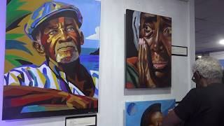 YouTube video thumbnail: Three Brothers Showcase Their Creativity at art Exhibition