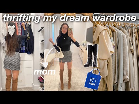 Thrifting MY DREAM WARDROBE *fall/winter* MOM EDITION