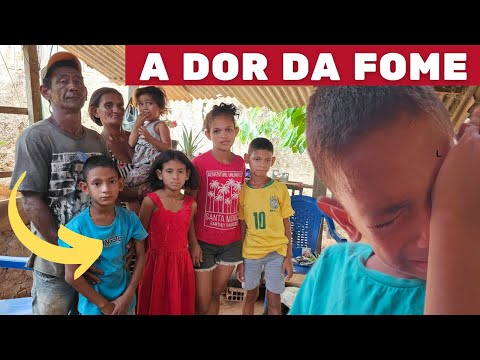 FAMÍLIA CHORA AO ENFRENTAR A FOME E NÃO TER ONDE MORAR! VEJA A DURA REALIDADE