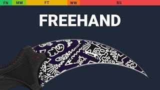 Karambit Freehand Wear Preview