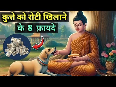 कुत्ते को रोटी खिलाने के  फायदे | Buddhist story | Sanskrit inspired | Dharmik gyan