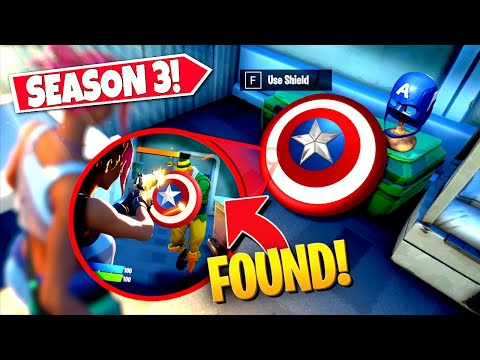 *NEW* SECRET CAPTAIN AMERICA *EASTER EGG* FOUND IN FORTNITE SEASON 3! (Battle Royale)