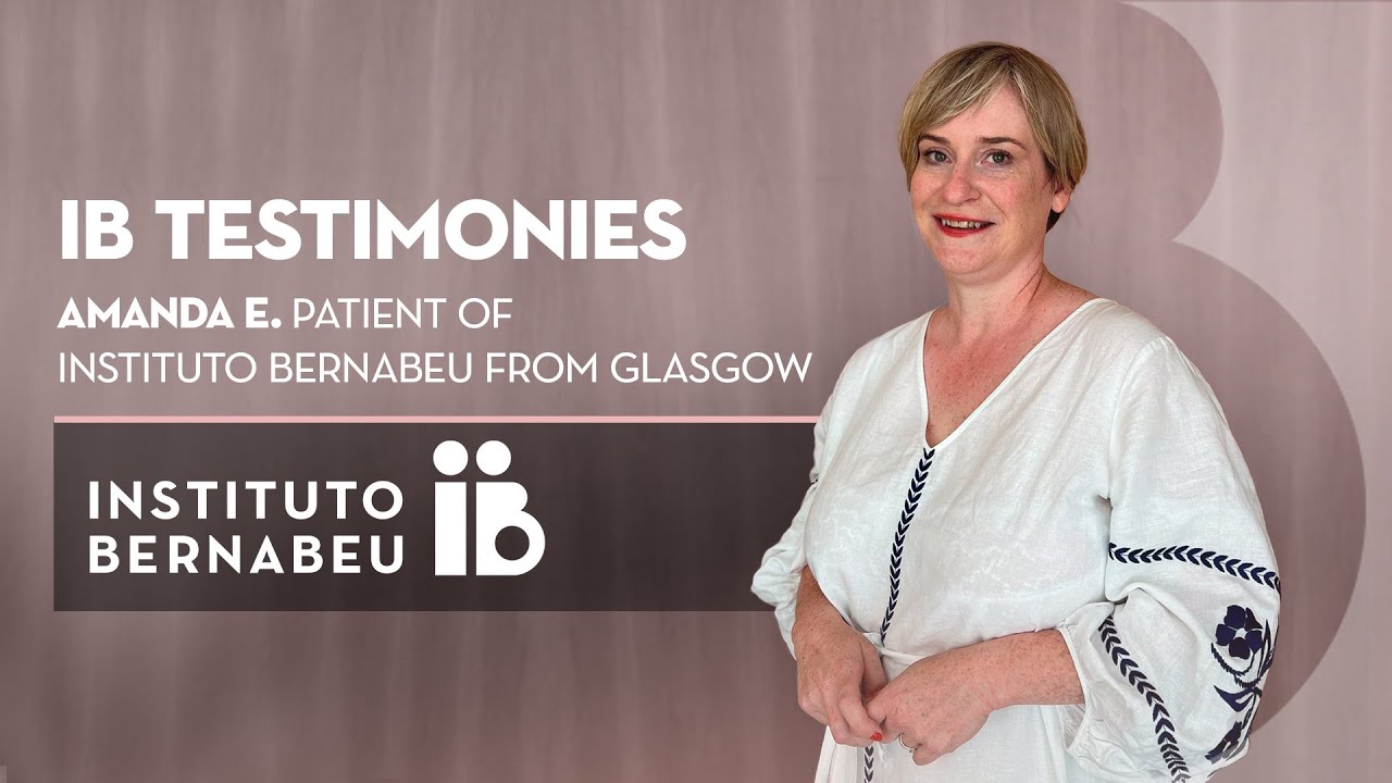 Amanda E. patient of Instituto Bernabeu from Glasgow