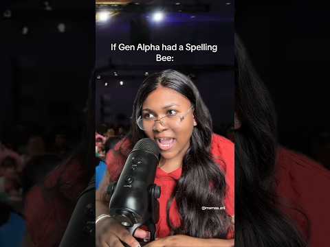 Gen Alpha vs Spelling Bee😭 #teacher #genz #genalpha #spelling #comedy #english #school #funny