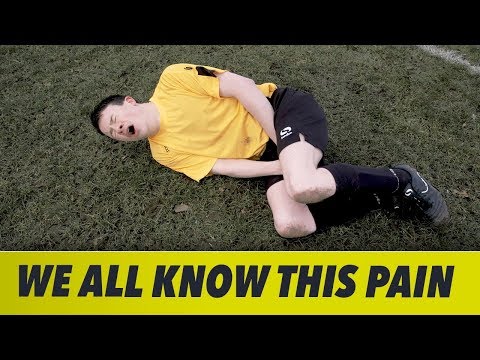 GETTING HIT IN THE **** PLAYING FOOTBALL
