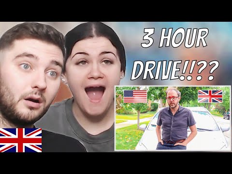 British Couple Reacts to 5 Ways British and American Road Trips Are Very Different!