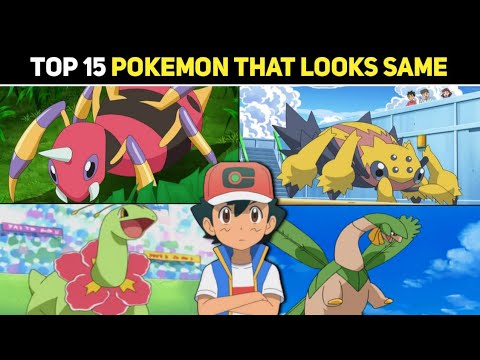 Top 15 Pokemon That Looks Similar to Each Other | Top 15 Pokemon That Looks Same | Hindi |