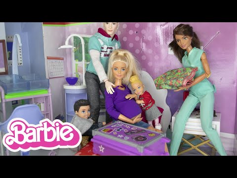 Barbie Family Hospital Mix Up With The New Baby