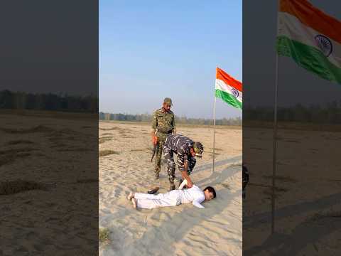 Bacche ne bola Foji se jhut😨🇮🇳 #foryou #indianarmy #army #saluteindian #armyemotional #viral