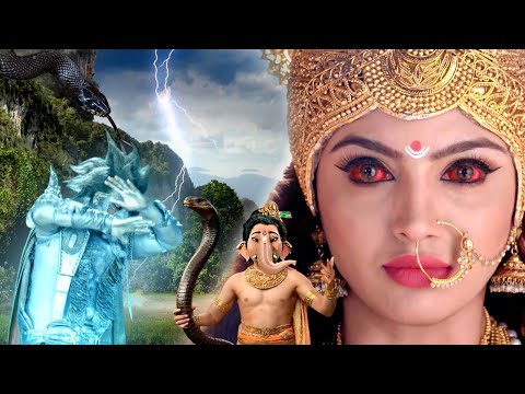असुर धुम्रलोचन का अंत कैसे करेगी माँ शक्ति? | Vighnaharta Ganesh @maxbhaktidigital