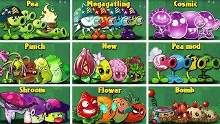 Random 16 Team 4 Plants VS 4 Team Zombies - Who Will Win? - Pvz 2 Team Plant Battlez
