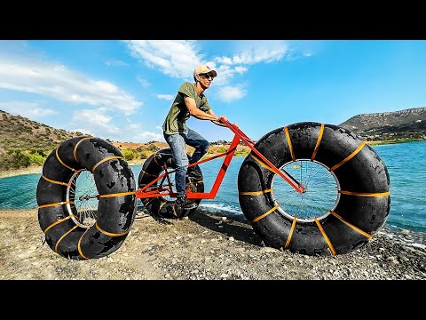 Epic bike-to-off-road transformation! From bicycle to all-terrain marvel 🚲