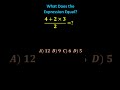 Understanding Expressions and Order of Operations