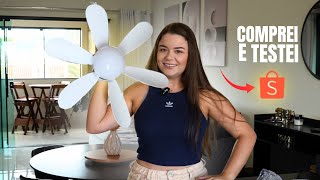 Ventilador de Teto da Shopee com controle remoto
