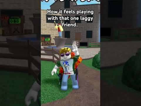 How it feels playing with that one laggy friend.. #trending #shorts #roblox
