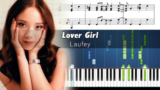 Laufey - Lover Girl - Piano Tutorial with Sheet Music