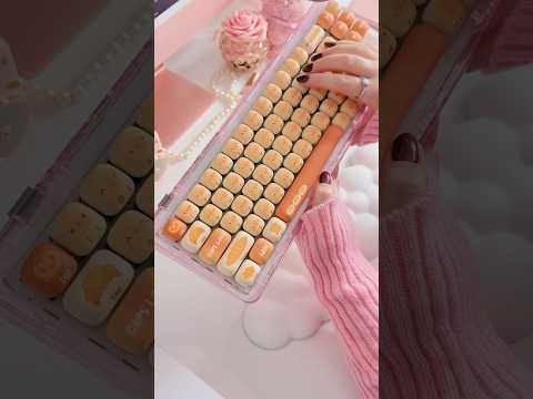 Cute bread keycaps ASMR 🥖