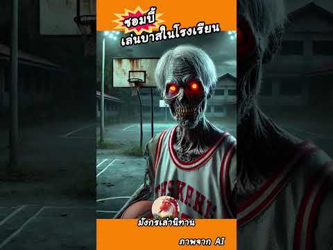 ซอมบี้เล่นบาสในโรงเรียนสุดหลอน | #การ์ตูน #หลอน  #กาตูน #นิทาน #มังกรเล่านิทาน