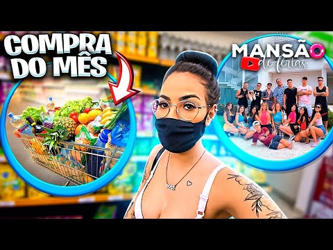 FIZEMOS A PRIMEIRA COMPRA DO MÊS PRA MANSÃO!!