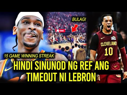 PARANG BINAYARAN ANG REF. HINDI SINUNOD TIMEOUT NI LEBRON! HINDI NA BIRO NGAYON ANG OKC THUNDER!