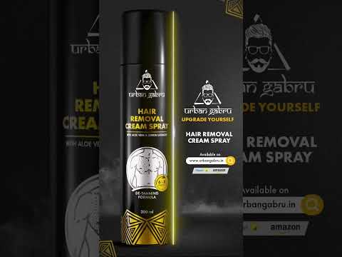 Urbangabru Hair Removal Cream Spray @599 | Available on Amazon & Flipkart*