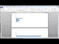 Microsoft Word 2010: Page Breaks vs. Return Key