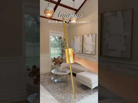 Easiest way to elevate any space under 5 mins #home #trending #amazonfinds #amazonhome #sconces #diy