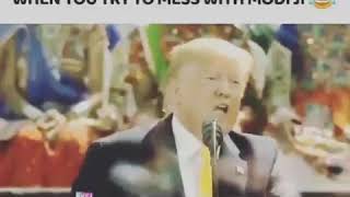 Don't try to mess with our #primeminister #modiji #narendramodi#donaldtrump#News#1trending#24febNews
