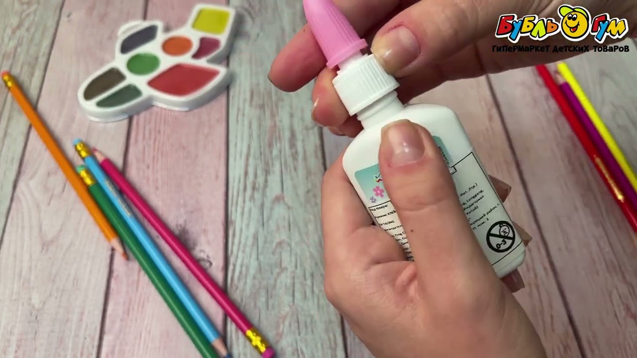 Клей ПВА JUNGER 40гр в ассортименте - видео