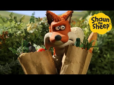 Shaun the Sheep 🐑 Fox goes shopping  - Cartoons for Kids 🐑 Full Episodes Compilation [1 hour]