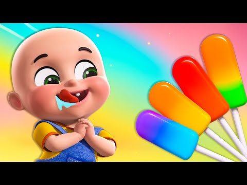 5 Color Ice Cream Songs 🍦🟦| yes yes yummy song 🟥 | Nursery Rhymes and Kids Song