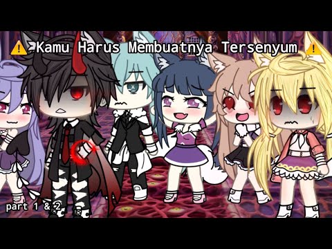 Misi Mu Adalah Membuat Alpha Dingin Yang K3j4m Itu Tersenyum | part 1 & 2 | Gacha Life | Gacha Meme